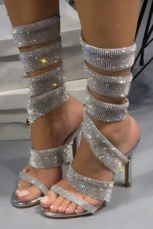 LOVE Сребрени Сандали